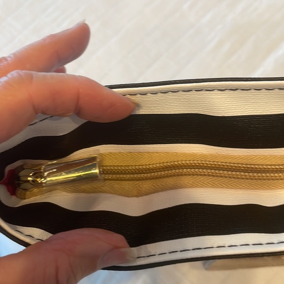 Mary Kay shoulder bag I love my Mary Kay purse Tote pocketbook striped - Picture 5 of 10